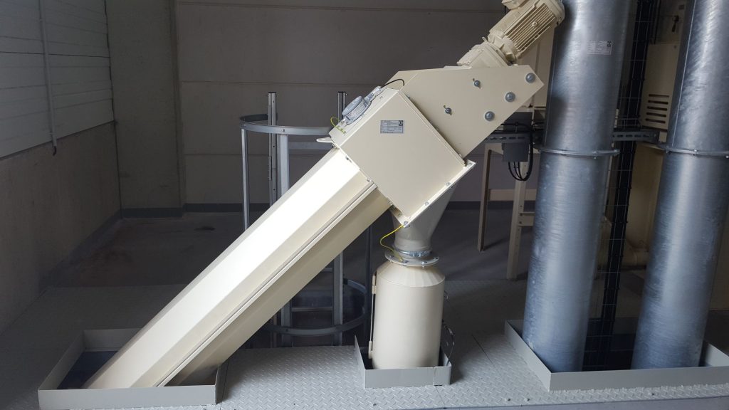 screw conveyor in brewhouse